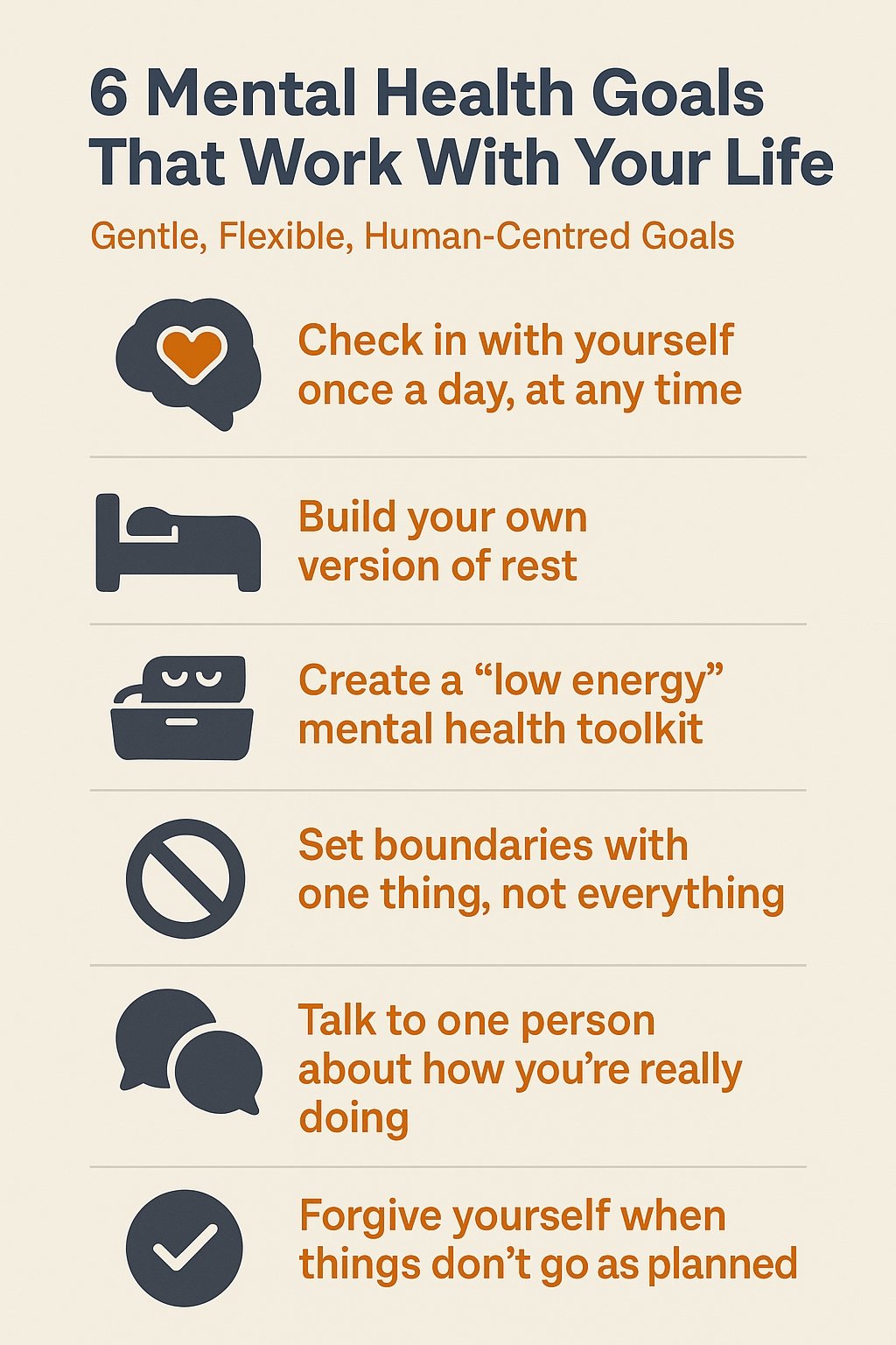Mental Health Goals Easy to Set and Achieve